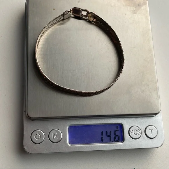 Vintage Milor Sterling Silver 925 bracelet bangle - Picture 11 of 12